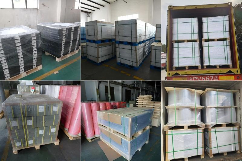 card sheet package and shipping